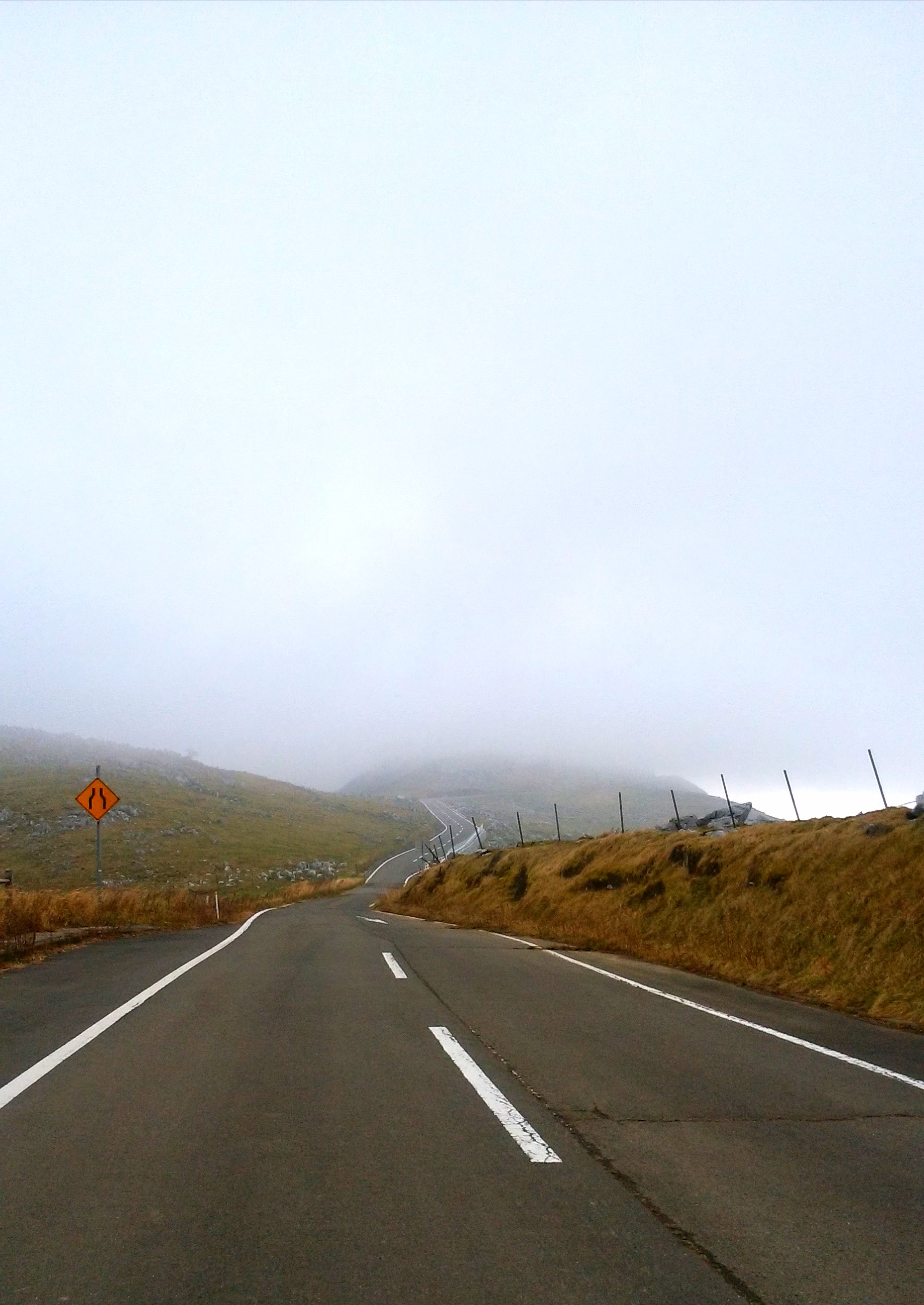 【秋の四国カルストをドライブ】強風がふく天空の道と絶景