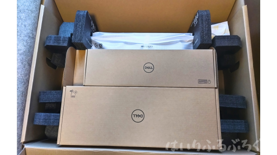 DELLデスクトップパソコンの組み立てと接続